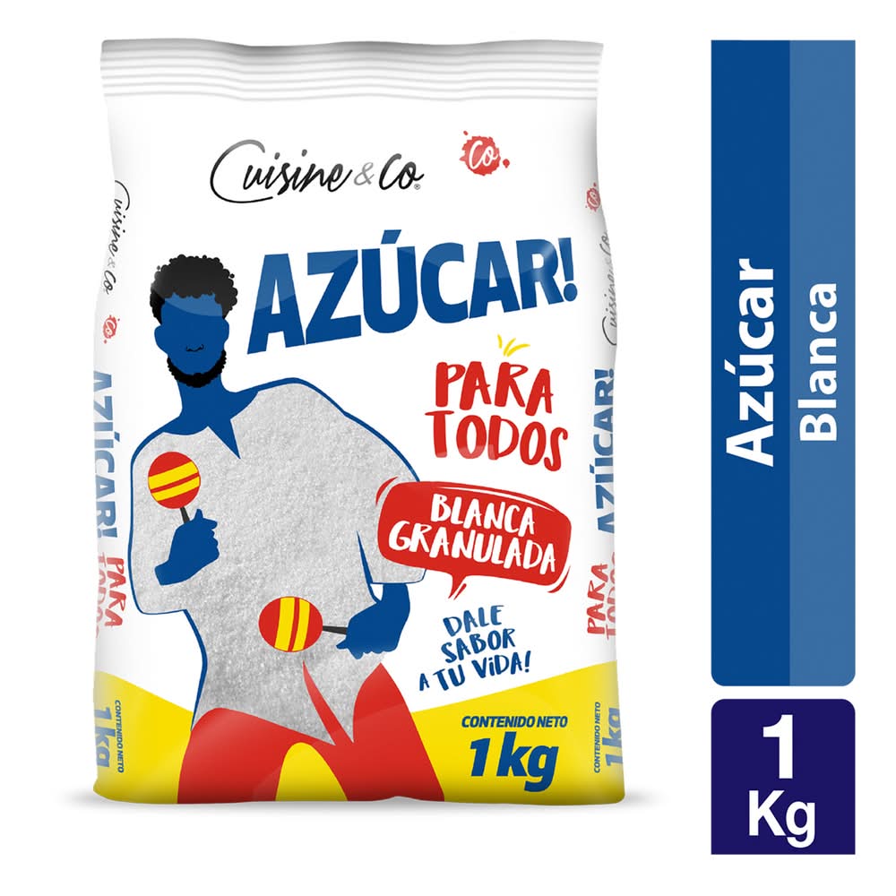 Cuisine & Co · Azúcar blanca granulada (1 kg)