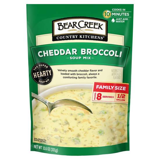 Bear Creek Country Kitchens Family Size Cheddar Broccoli Soup Mix