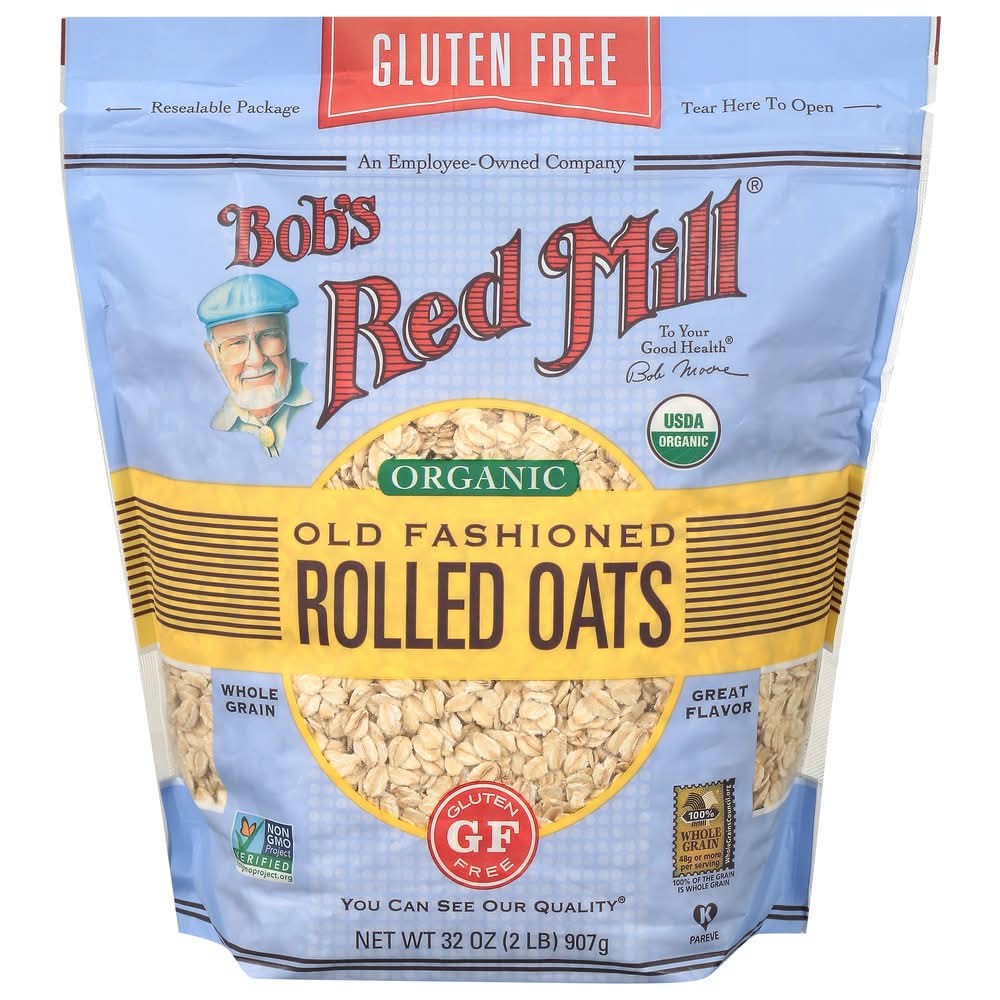 Bob's Red Mill Organic Old Fashioned Rolled Oats (32 lbs)