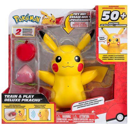 Pokemon Train and Play Deluxe Pikachu Figure - 1.0 ea