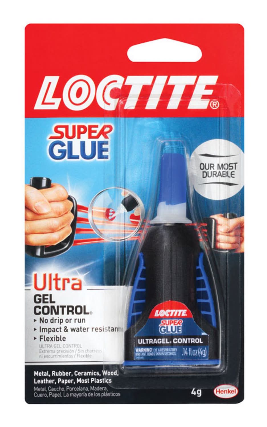 Loctite Ultra Gel Control High Strength Glue Clear Super Glue 4 Gm