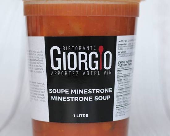 Soupe minestrone / Minestrone soup 1L