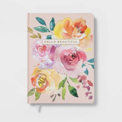 Threshold College Ruled Journal Watercolor Floral Book