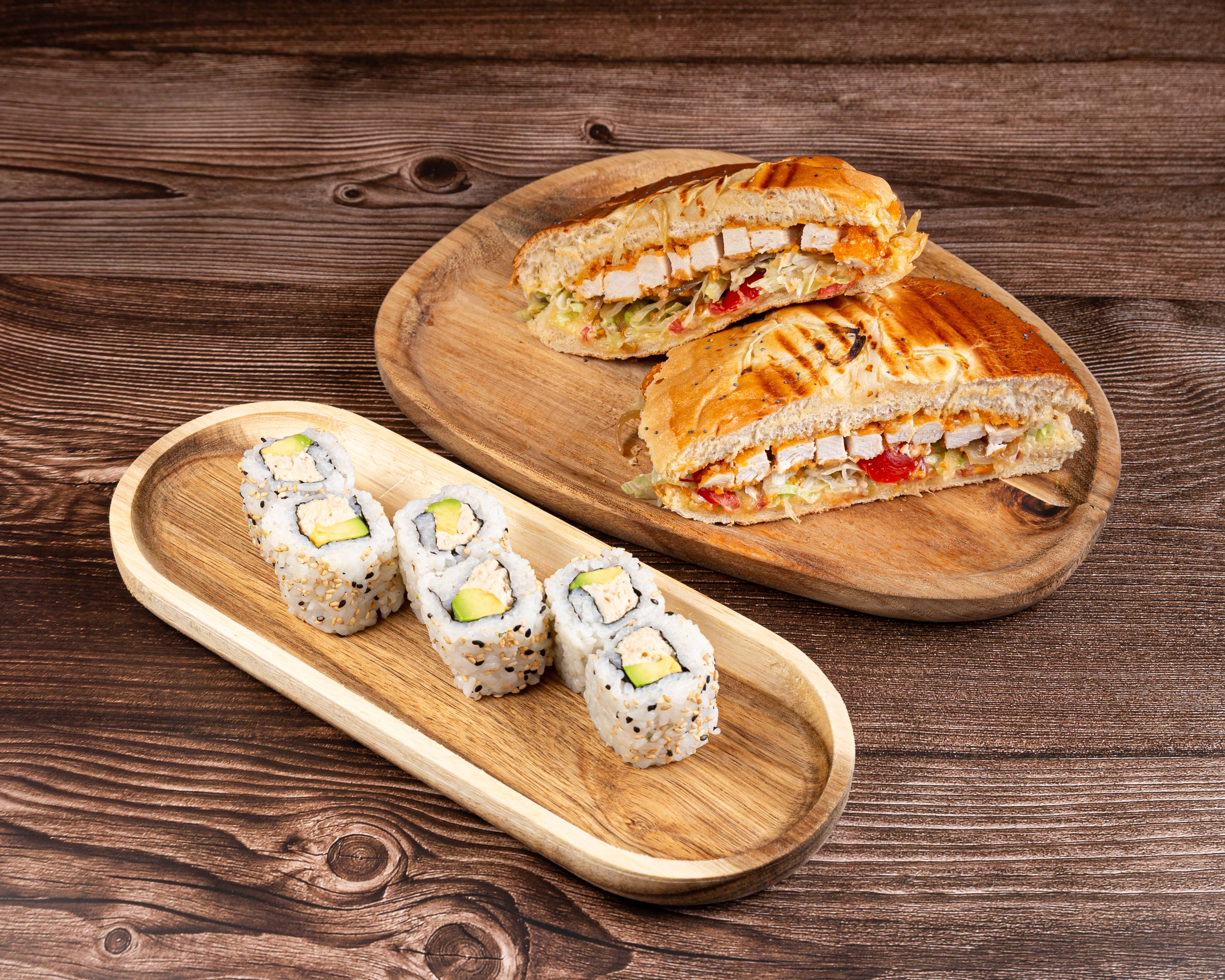 Menu sandwich schnitzel