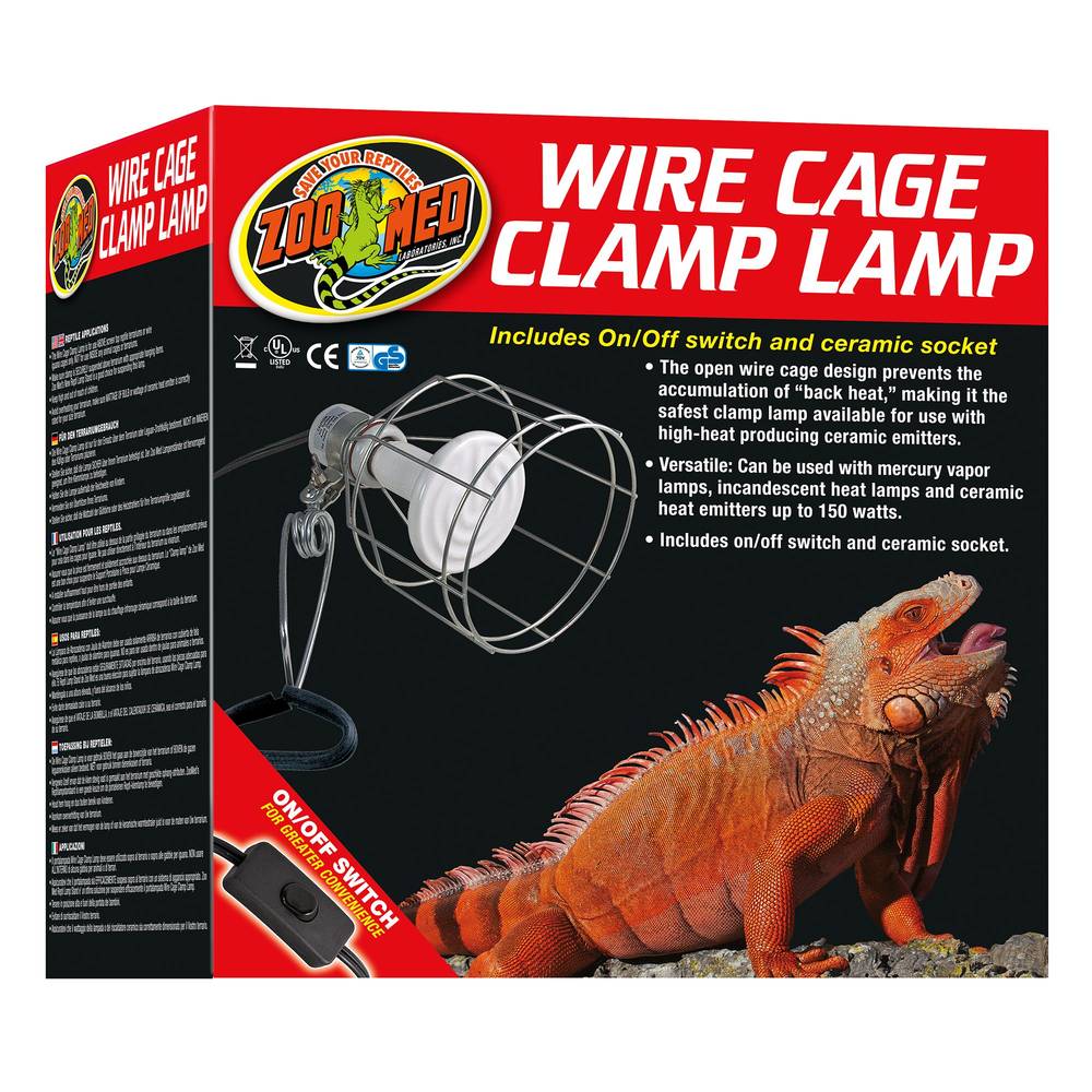 Zoo Med Wire Cage Clamp Lamp