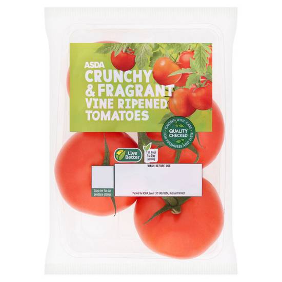 Asda Crunchy & Fragrant Vine Ripened Tomatoes