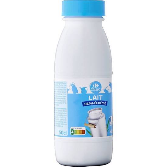 Carrefour Classic' - Lait demi-écrémé (500 ml)