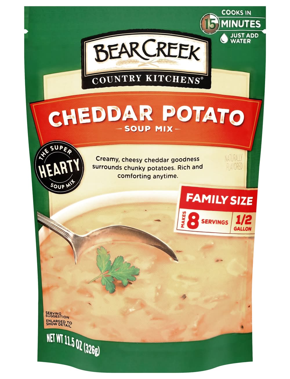 Bear Creek Country Kitchens Cheddar Potato Soup Mix, Family (11.5 oz)