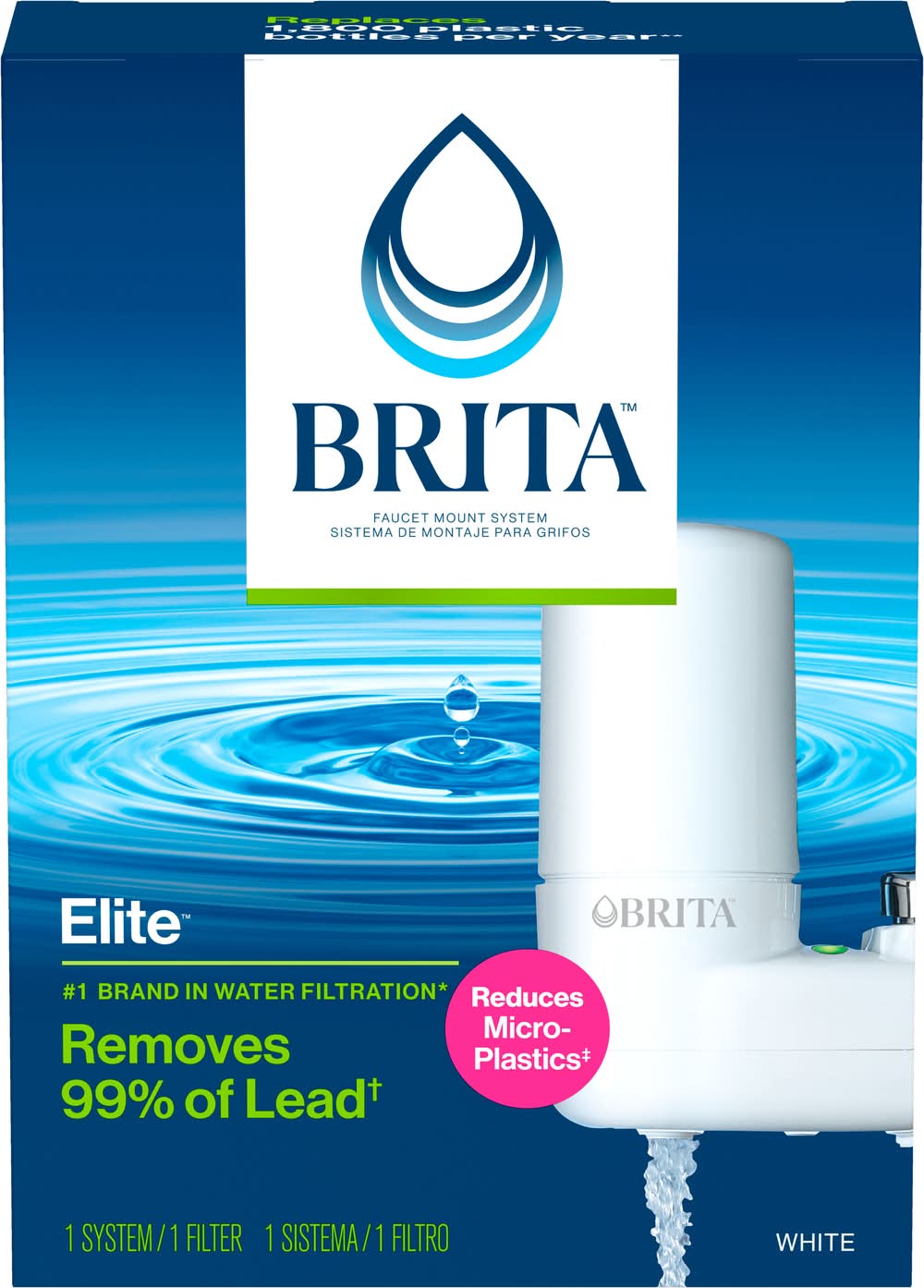 Brita Basic Faucet Filtration System (14.4 oz)