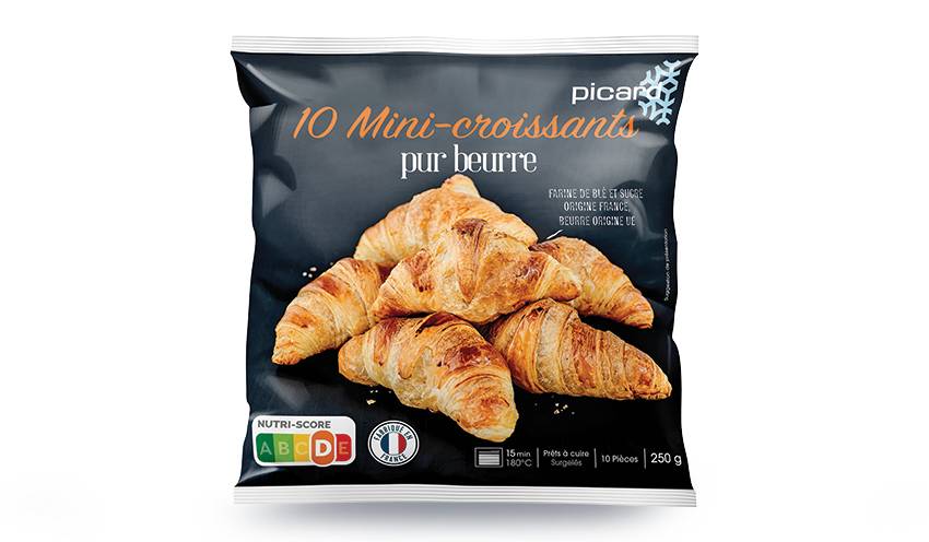 10 mini-croissants, pur beurre