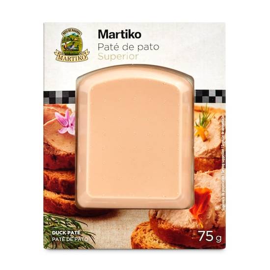 Paté de pato superior Martiko blister 75 g