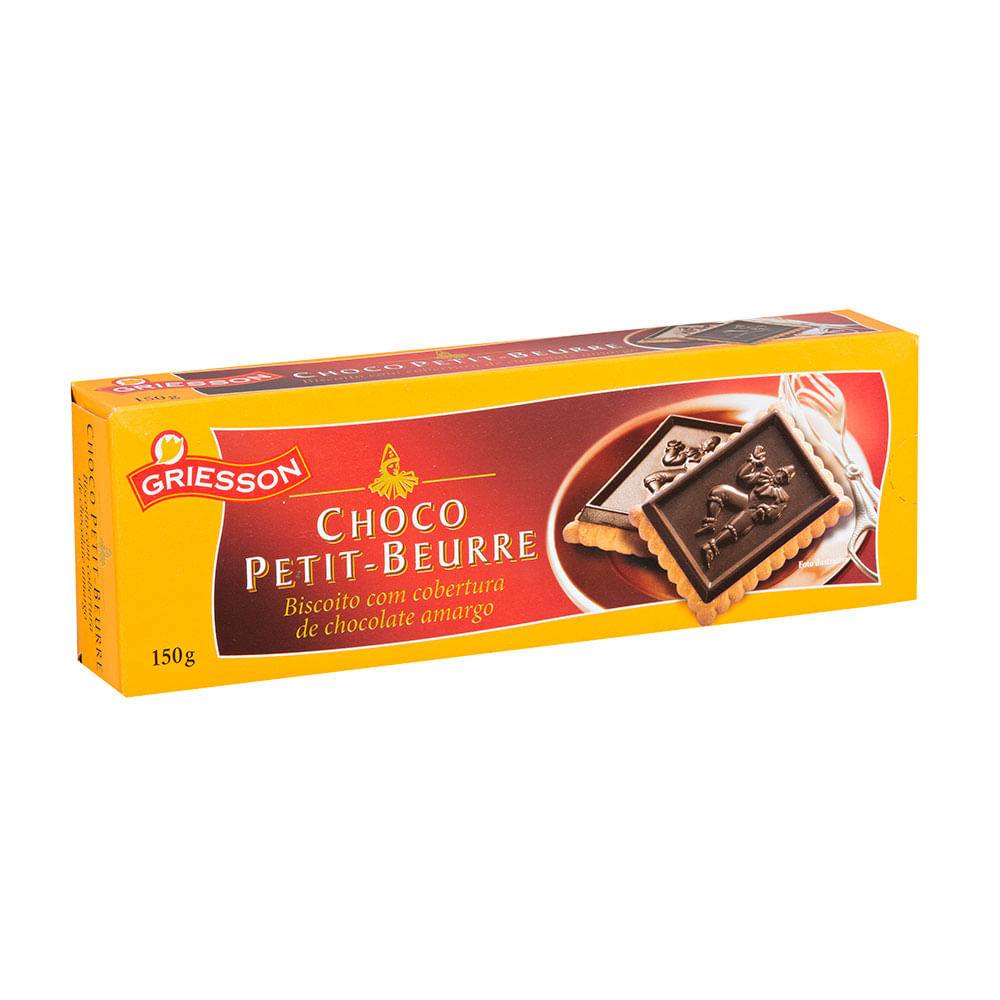 Griesson biscoito choco petit-beurre dark (150g)