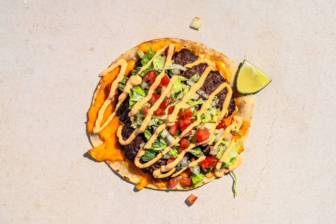 Smashed Cheeseburger Taco