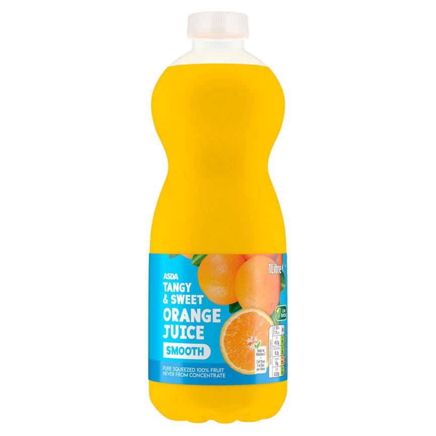 Asda Smooth Orange Juice 1 Litre