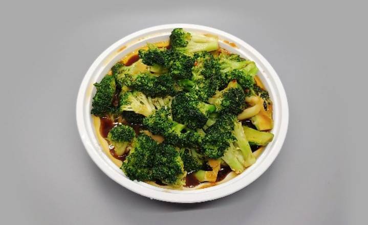 V1.Fresh Broccoli In Garlic Sauce-鱼香芥兰