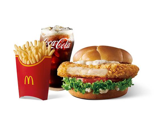 套餐-帕瑪森主廚鷄腿堡 | Parmesan Crispy Chicken Burger Meal