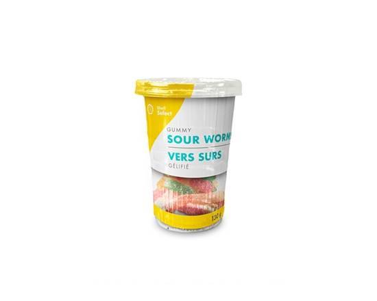 Shell Select Gummy Sour Worms 130g