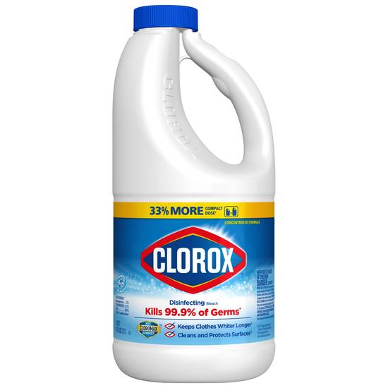 Clorox Concentrated Formula Regular Disinfecting Bleach