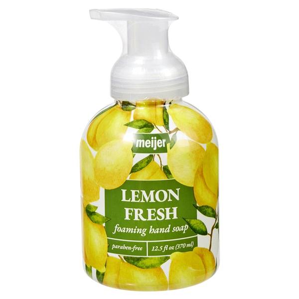 Meijer Trend Foam Hand Soap Lemon, 12.5 Oz