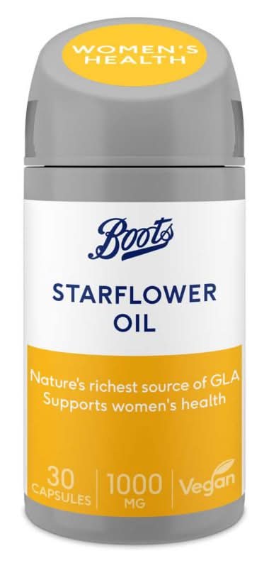 Boots Starflower Oil 1000 Mg 30 Capsules (1 Month Supply)