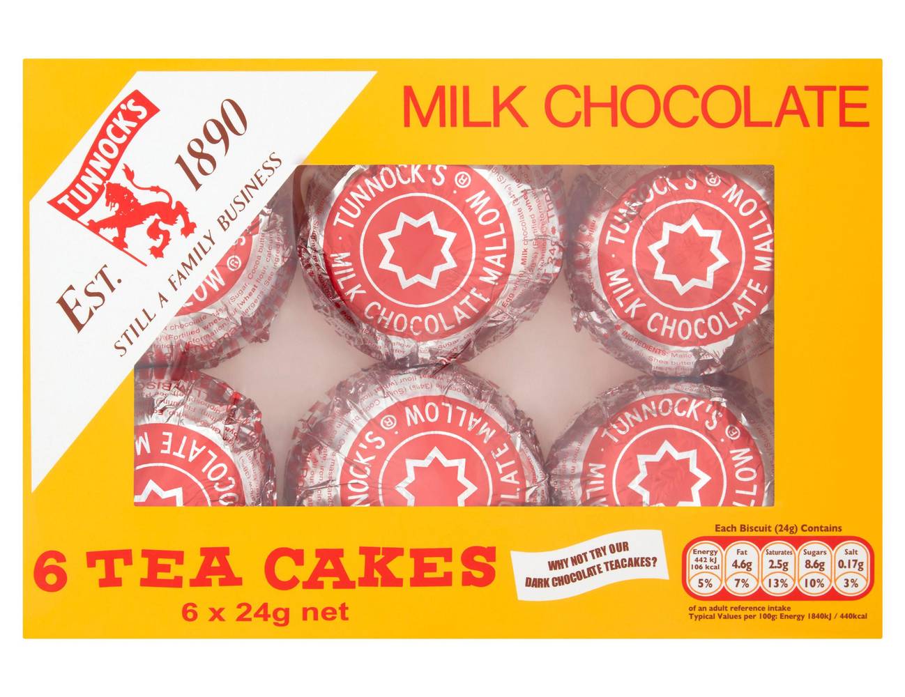 Tunnocks Teacakes 6Pk