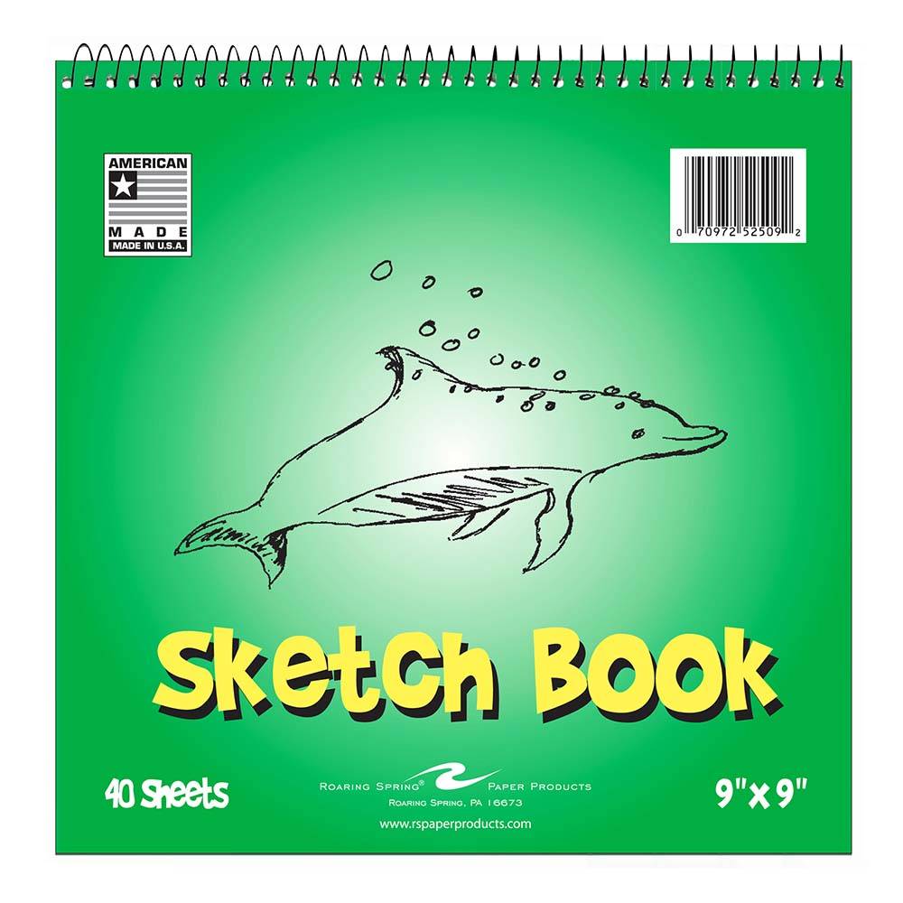 Roaring Spring Kid's Sketch Book 9" x 9" 40 sheets (1 ct)