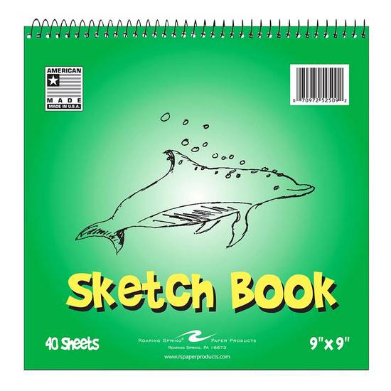 Roaring Spring Kid's Sketch Book 9" x 9" 40 sheets (1 ct)