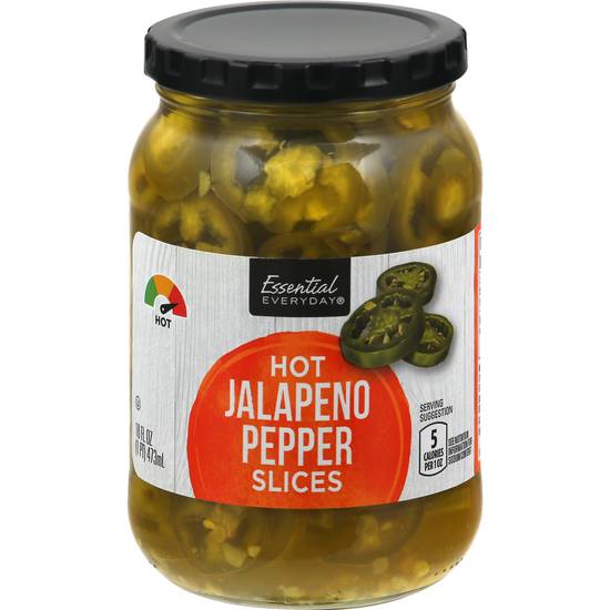 Essential Everyday Hot Jalapeno Pepper Slices (16 fl oz)