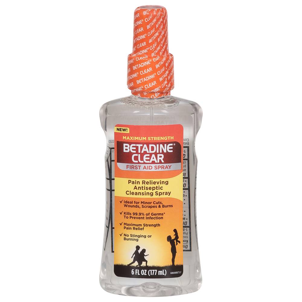 Betadine Clear First Aid Spray