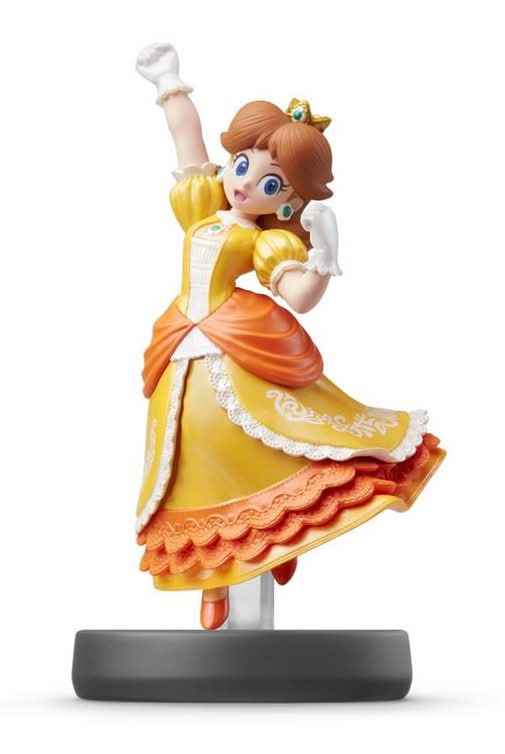 Nintendo Super Smash Bros Series Amiibo Daisy Toy Figure, Yellow