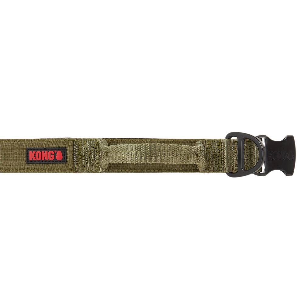 Kong Handle Dog Collar (large/green)