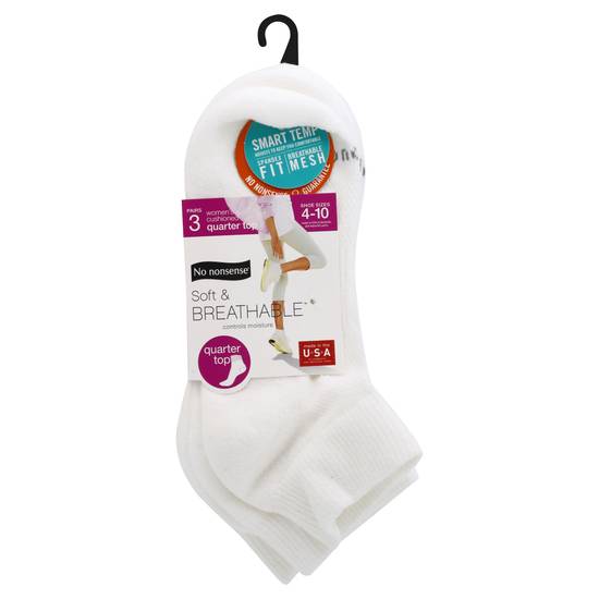 No Nonsense Soft & Breathable Womens Cushioned Socks 4-10 Size (3