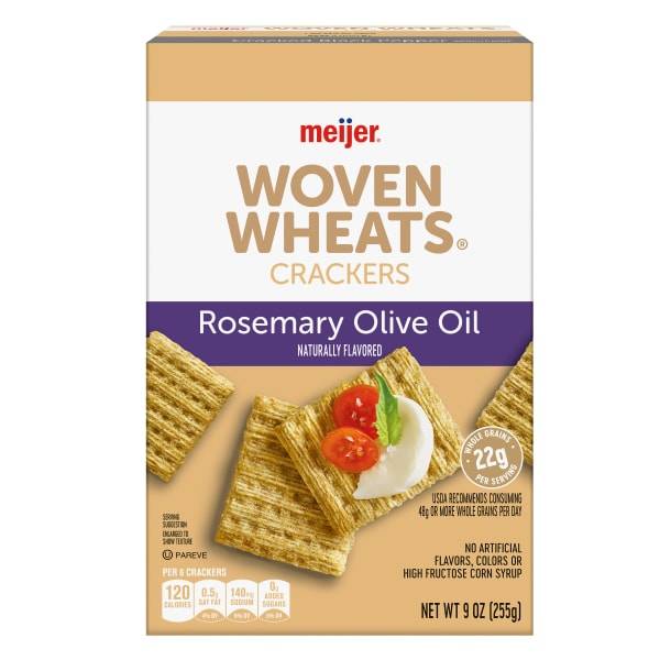 Meijer Rosemary Woven Wheat Crackers (9 oz)