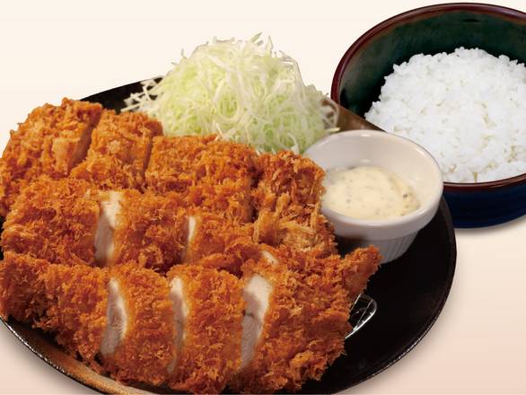 チキンかつ＆ささみかつ２本定食