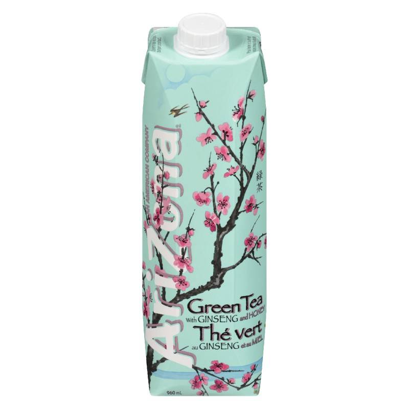 AriZona Green Tea With Ginseng and Honey (960 ml)