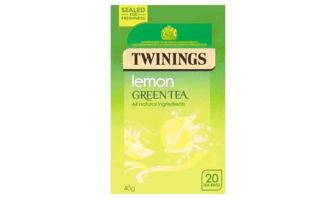 Twinings Lemon Green Tea 20 Tea Bags 40g