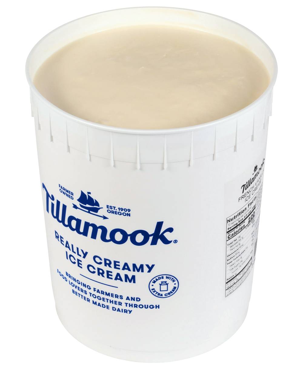 Tillamook Premium Ice Cream, French Vanilla (3 gal)