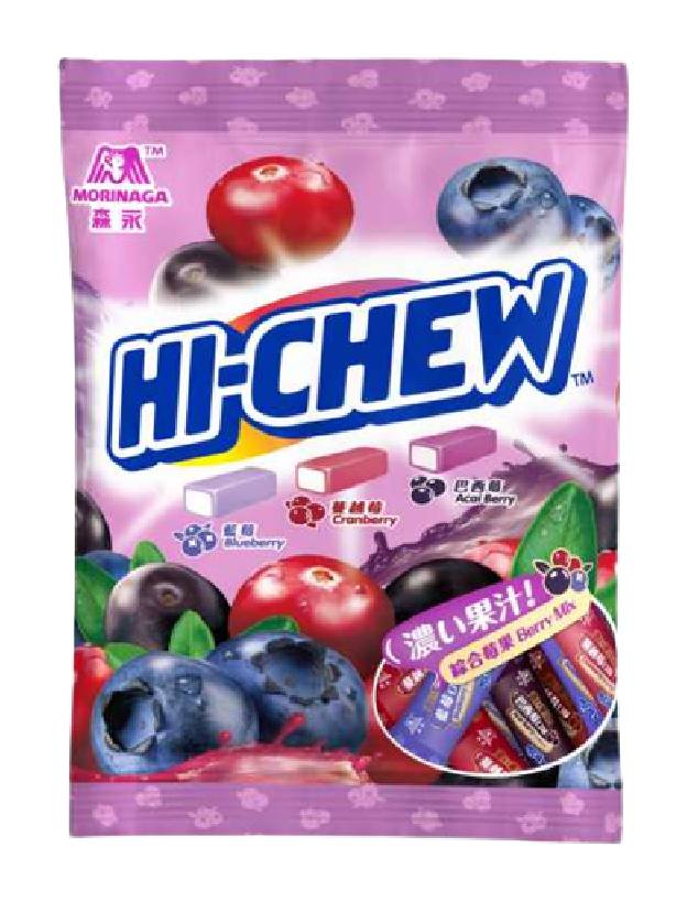 Hi-Chew Mixed Berry, Morinaga Fruit Candy (110g)