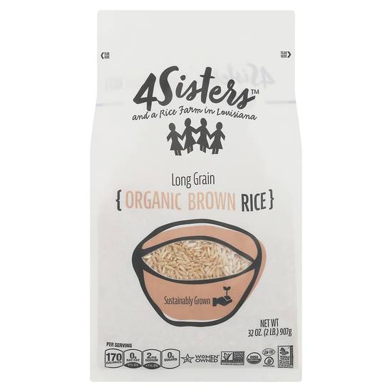 4 Sisters Organic Long Grain Brown Rice