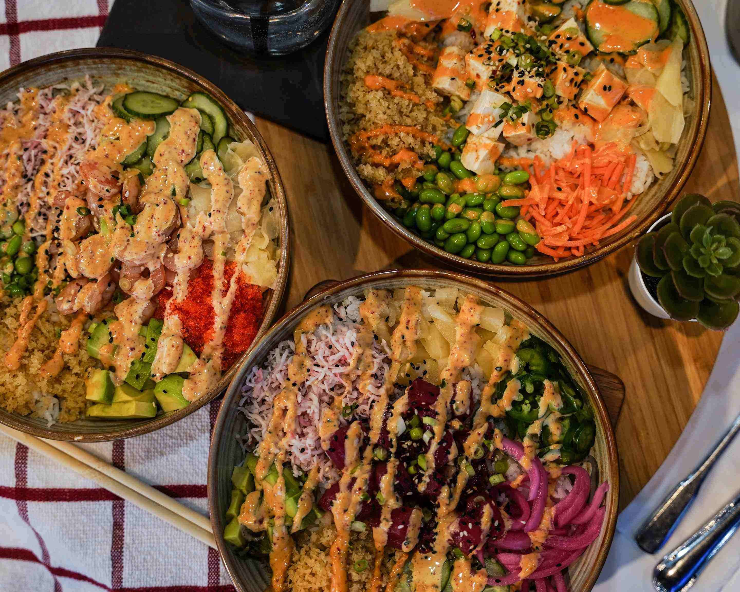 Order Hana Poke (Stamps Landing) Delivery【Menu & Prices】 Vancouver