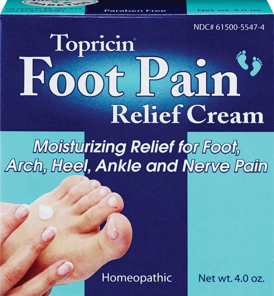 Topricin Foot Therapy Cream, 4 OZ