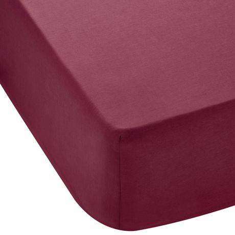 Mainstays Fitted Sheet Red Double (1 unit)