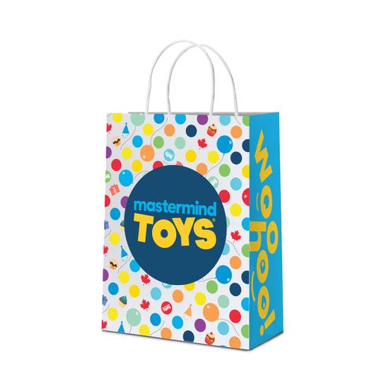 Mastermind Toys Small Paper Shopper Bag 8.25" x 6.25 x 4