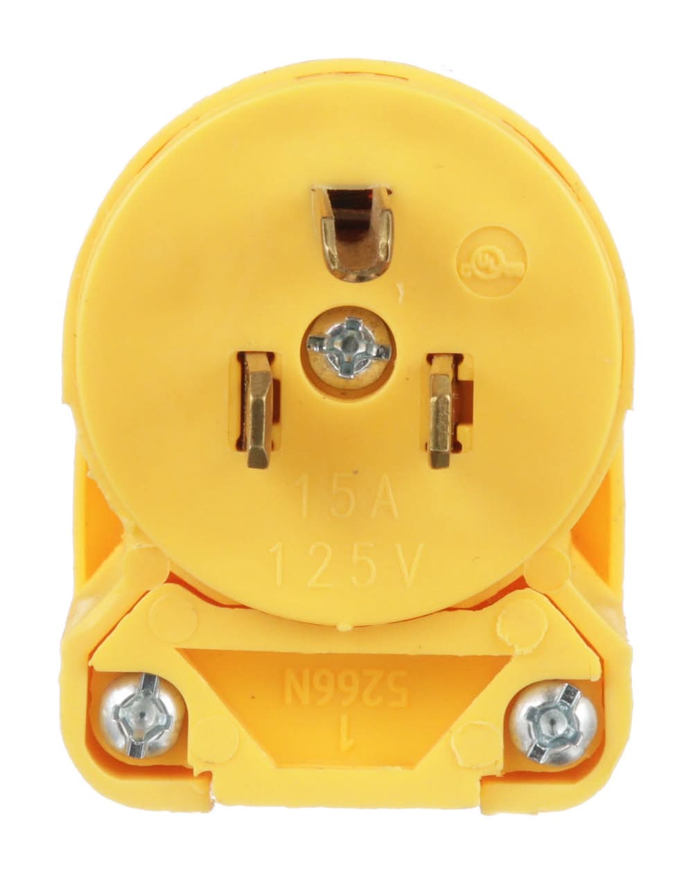 Eaton 15-Amp 125 -Volt NEMA 5-15 3-wire grounding Heavy-duty Straight Plug , Yellow