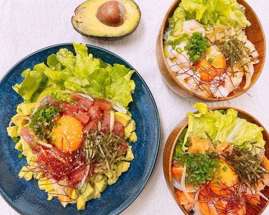 アボカドと海鮮ポキ丼 Hau‘oli avocado&poke rice bowl "Hau‘oli"