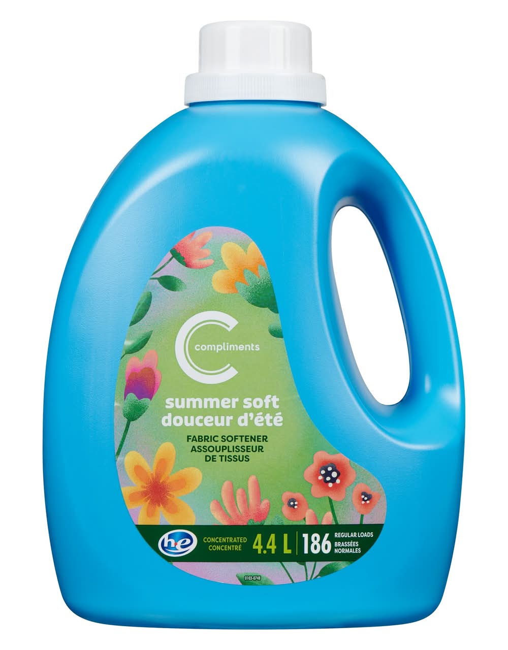Compliments Summer Soft Liquid Fabric Softener (4.4 L)