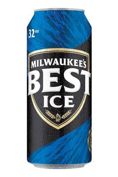 Milwaukee's Best Ice Beer, American Lager (32oz can)