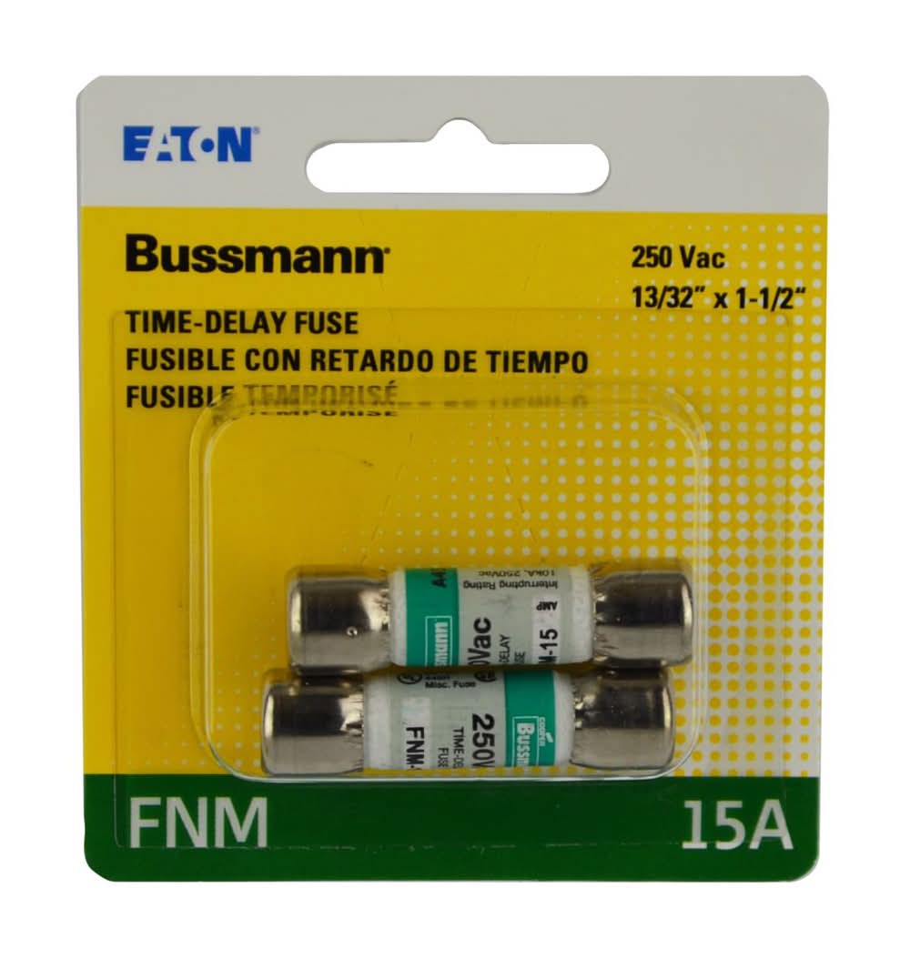 Bussmann 15 Amps Midget Fuse 2 Pk