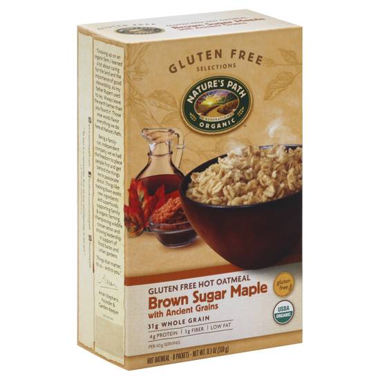 Nature's Path Brown Sugar Maple With Ancient Grains Oatmeal (8 ct)