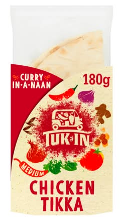 Tuk In Curry in a Naan Chicken Tikka (180g)